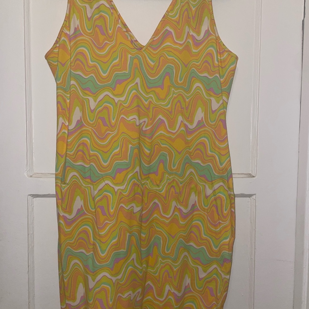 Wild Fable Colorful Swirl Mini Dress